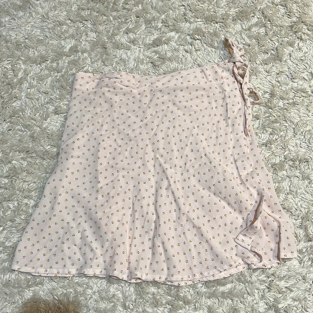 Brandy Melville floral wrap skirt